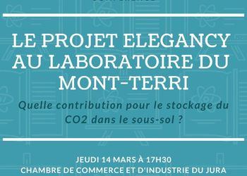 Conférence: Stockage de CO2 dans le sol au laboratoire du Mont-Terri