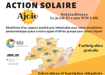 Action solaire Ajoie: Appel d'offre groupé pour tous