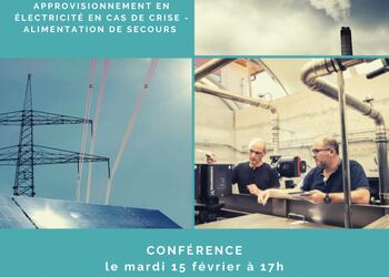 Conférence: sécurité d'approvisionnement électrique