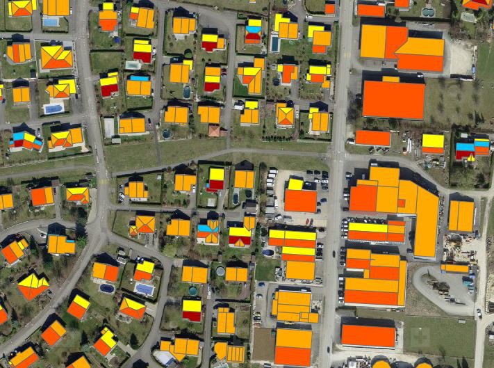 Extrait du cadastre sur le site toitsolaire.ch&nbsp;