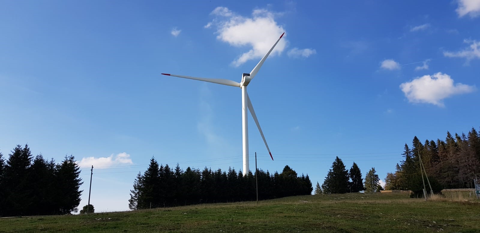 Eolienne au Mont-Crosin