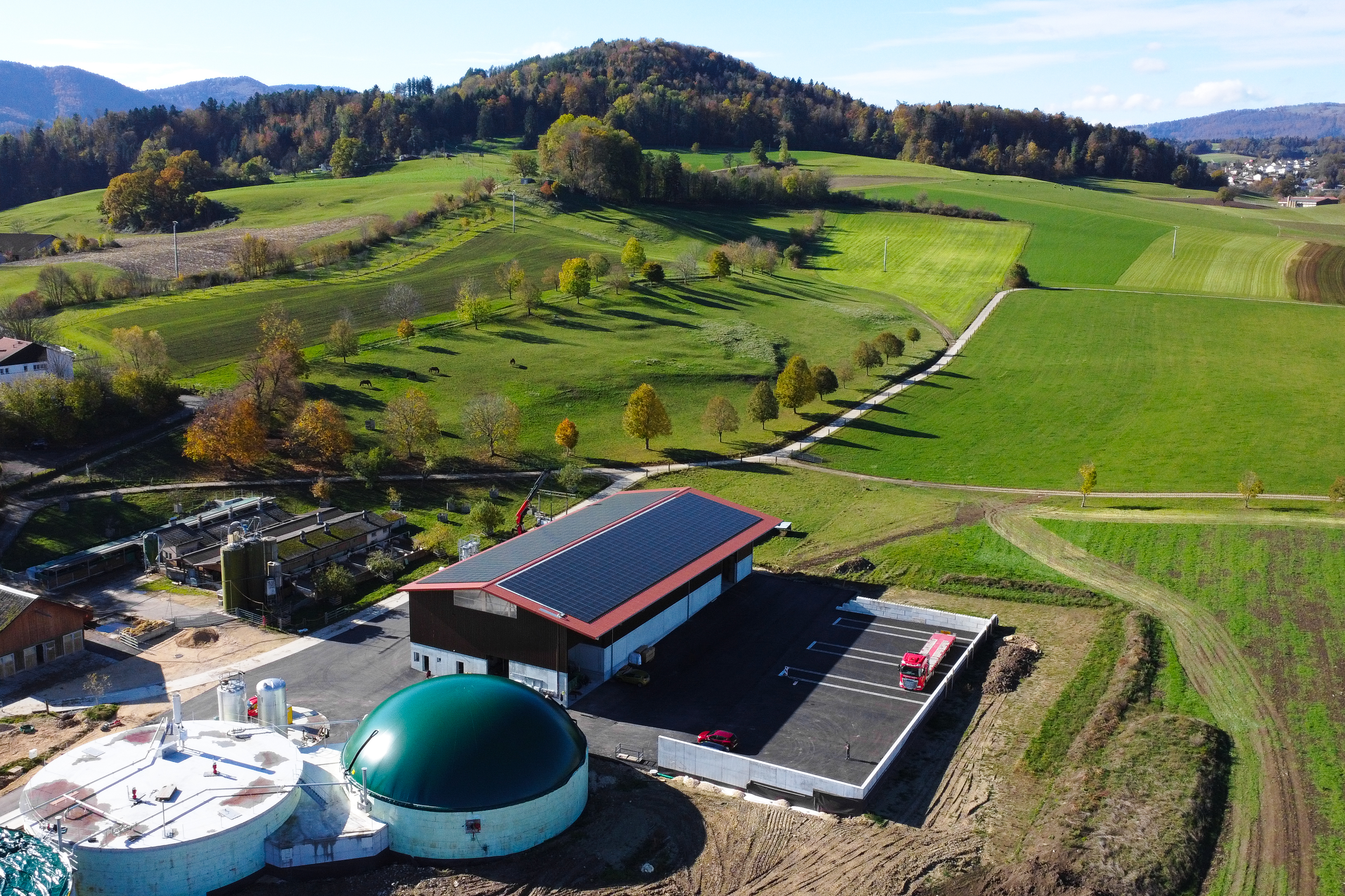Centrale biogaz de Courtemelon