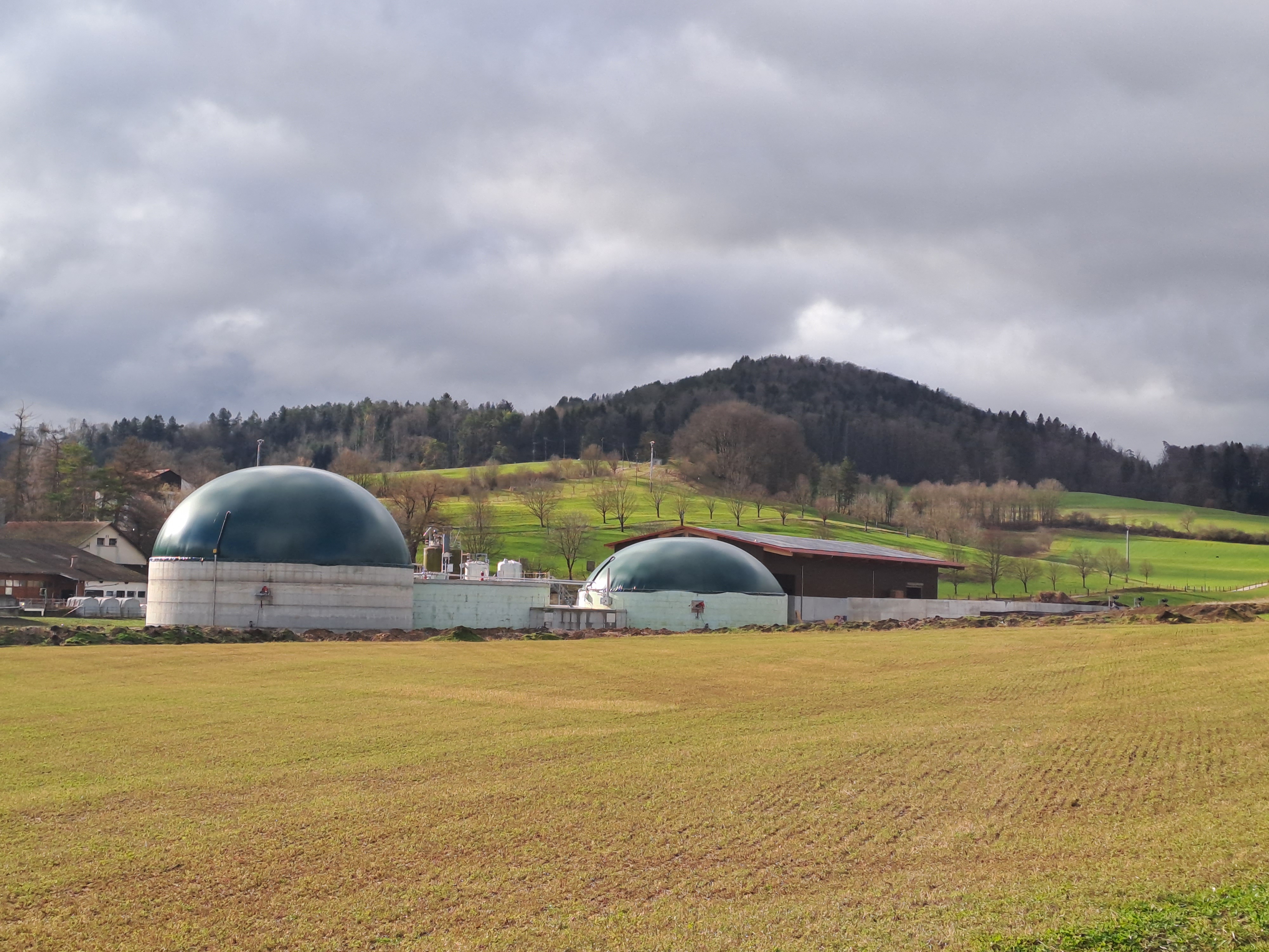Installation de Courtemelon d'o&ugrave; provient le biogaz fourni &agrave; nos clients