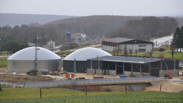 Centrale biogaz &agrave; Bure<br>