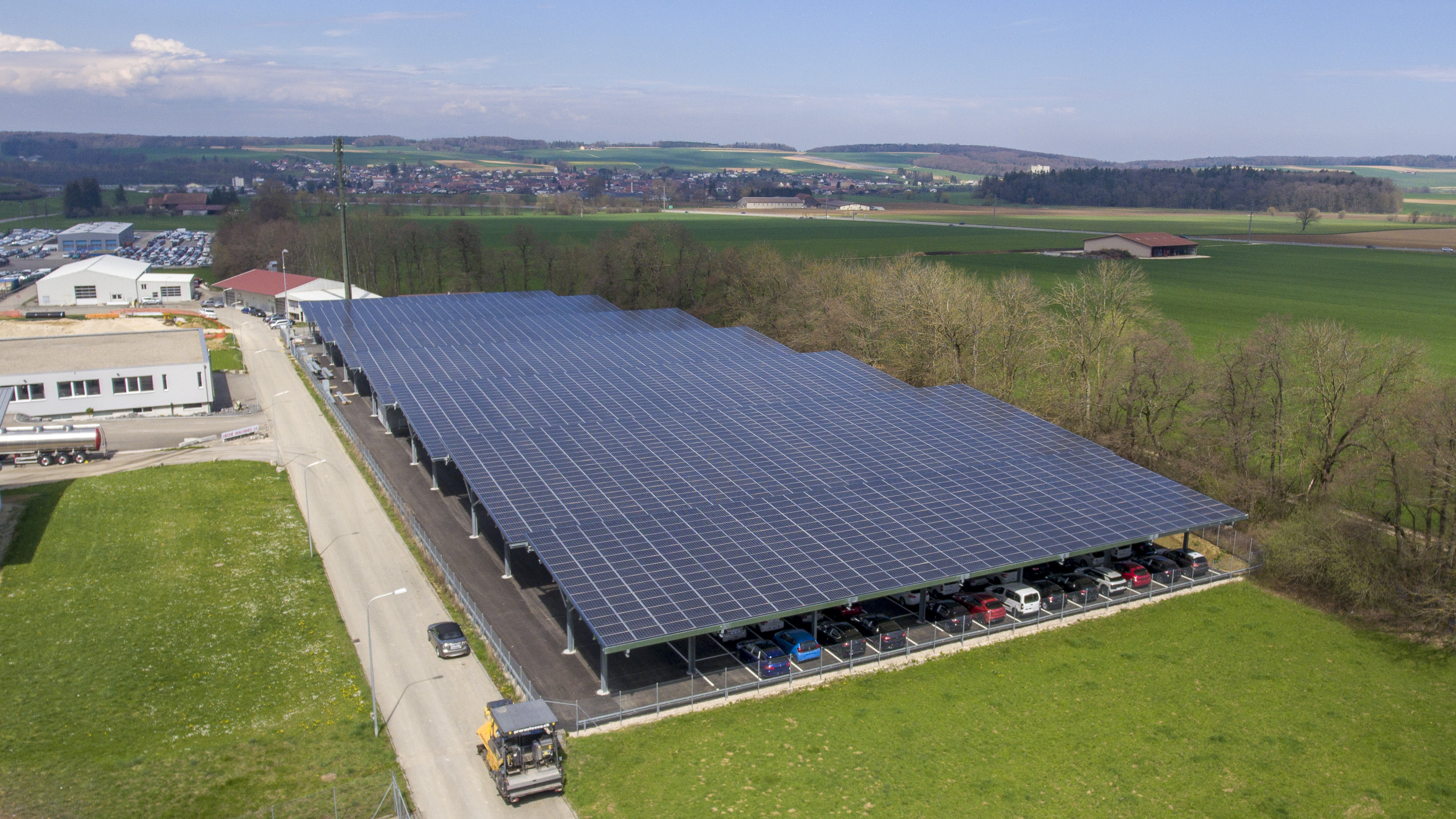 Zone propri&eacute;t&eacute; d'EDJ produisant jusqu'&agrave; 1.2 MWp d'&eacute;lectricit&eacute;