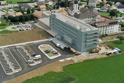 Site de l'h&ocirc;pital fribourgeois